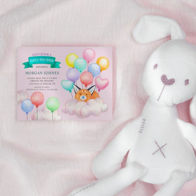 Baby Animals Balloons Cute Baby Shower (Creator Uploaded)