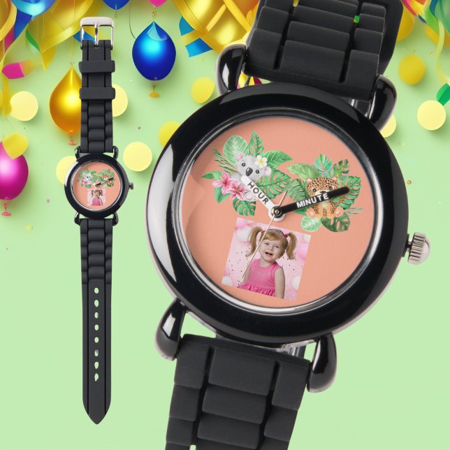 Baby Animals Custom Photo Kids Watch Birthday Gift (Creator Uploaded)