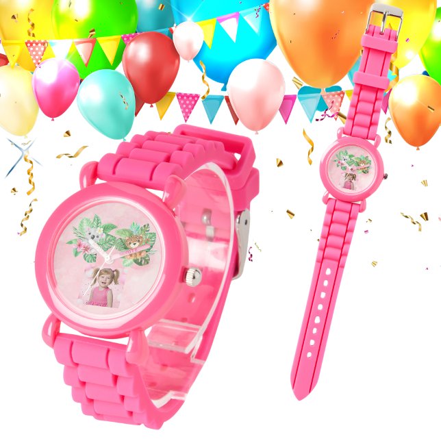 Baby Animals Custom Photo Kids Watch Birthday Gift (Creator Uploaded)