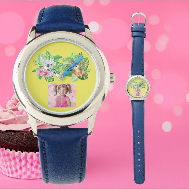 Baby Animals Custom Photo Kids Watch Birthday Gift (Creator Uploaded)