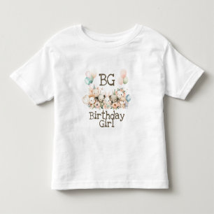 Baby Animals First Birthday Toddler T-Shirt