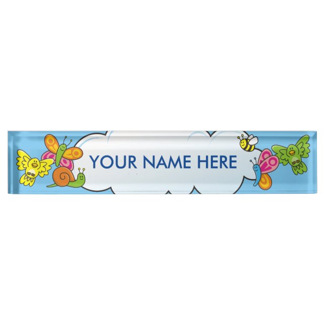 Baby Animals Nameplate (Front)