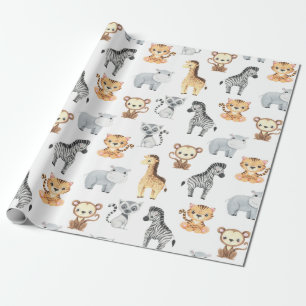 Baby Animals Wrapping Paper