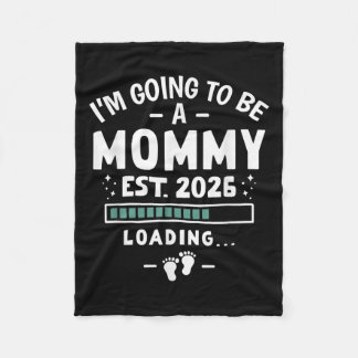 Baby Announcement 1st Time Mum I’m Going To Be A M Fleece Blanket