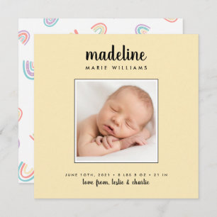 BABY ANNOUNCEMENT Add Your Photo