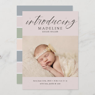 BABY ANNOUNCEMENT Add Your Photo