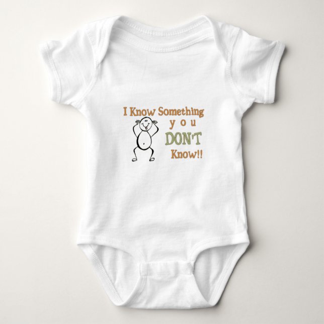 Baby Announcement Baby Bodysuit (Front)