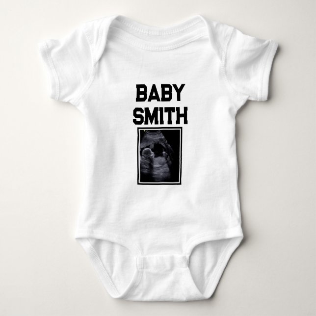 Baby Announcement Bodysuit (Front)