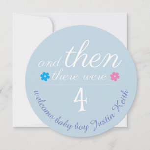 Baby Announcement / Invitation (customise text)
