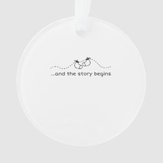 Baby announcement ornament