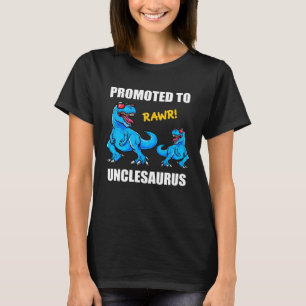 Baby Announcement Promoted To Unclesaurus New Unc T-Shirt