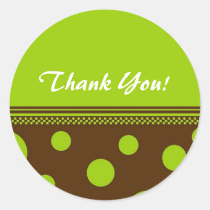 Baby Announcement Stickers :: Polk A Dot 1