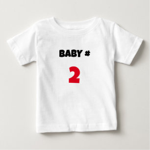 Baby # Announcement T-Shirt