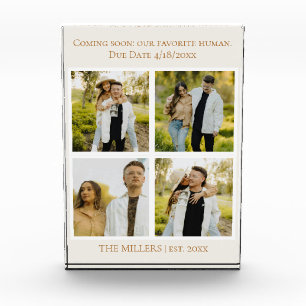 Baby Announcement Wedding Memories Ultrasound  Photo Block