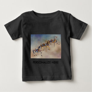 Baby Apparel - Three Carousel Horses T-Shirt