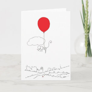Baby Arrival by Red Balloon - Greeting Card