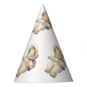 Baby Astronaut Space Birthday Party Hats