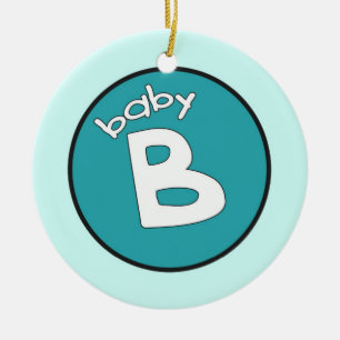 "Baby B" Personalised Ornament for Multiples