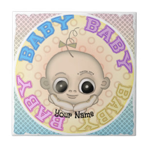 Baby Baby Face Ceramic Tile