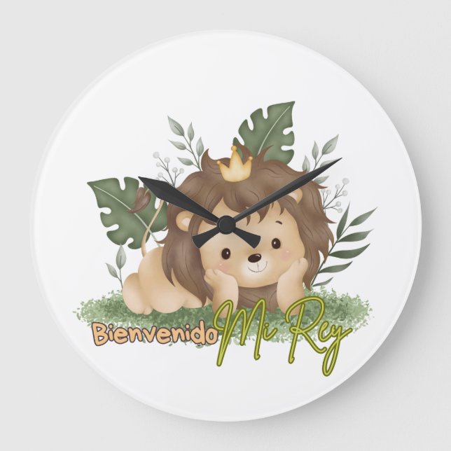 Baby Baby Safari Clock (Front)