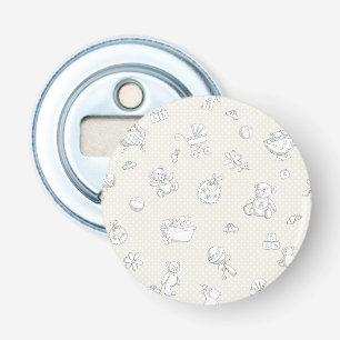 Baby background bottle opener