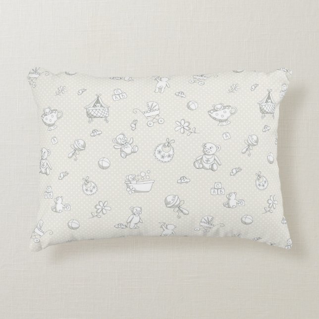 Baby background decorative cushion (Front)