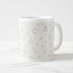Baby background large coffee mug