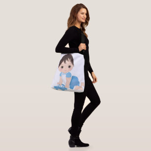 Baby Bag -All-Over-Print Cross Body Bag, Medium