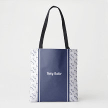 Baby Baller Baby blue Tote bag.