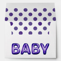 Baby Balloon | Royal Violet Purple Baby Shower