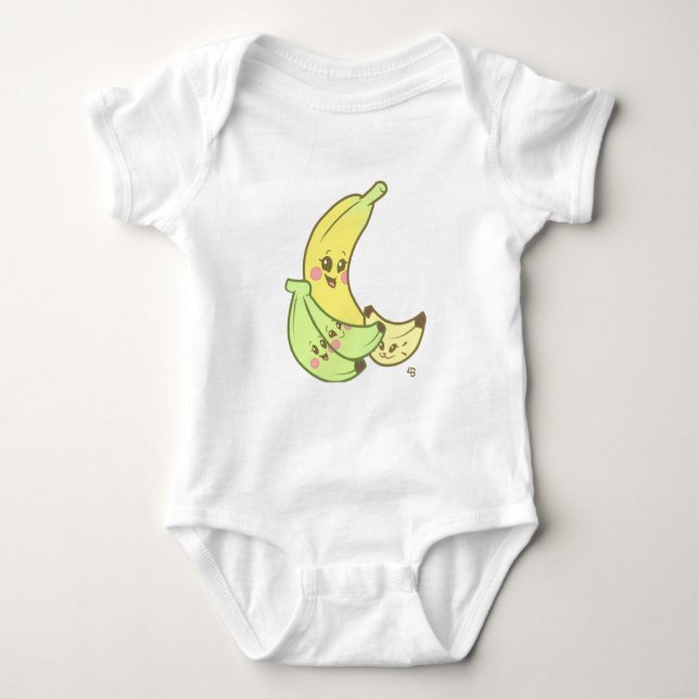 Baby Banana Family jumper Baby Bodysuit (Front)