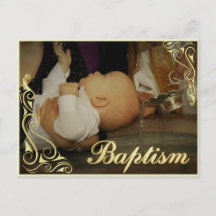 Baby Baptism Gold Decor and Typography Overlay