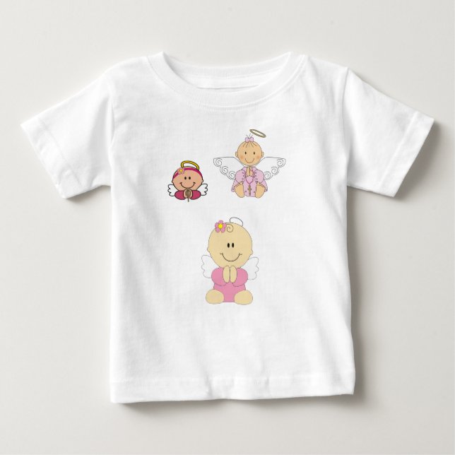 Baby Baptism Kids Shirt | Girls Baptism (Front)