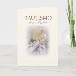 Baby Baptism Neutral, Spanish Card