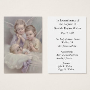 Baby Baptismal Remembrance Keepsake Personalise