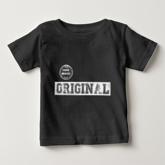 Baby Baseball Raglan with Cool Original Print Baby T-Shirt (Front)
