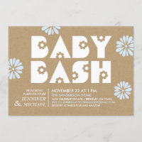 Baby Bash | Baby Shower Invitations Kraft Paper v3