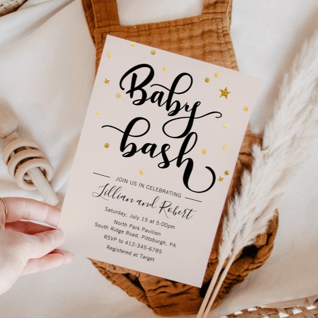 Baby Bash Couples Baby Shower invitation (Creator Uploaded)