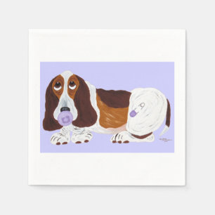 Baby Basset Hound Napkin