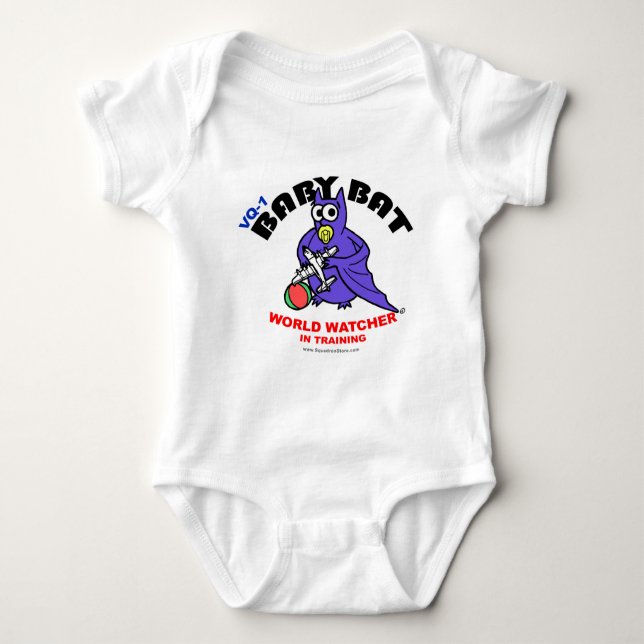 Baby Bat Baby Bodysuit (Front)