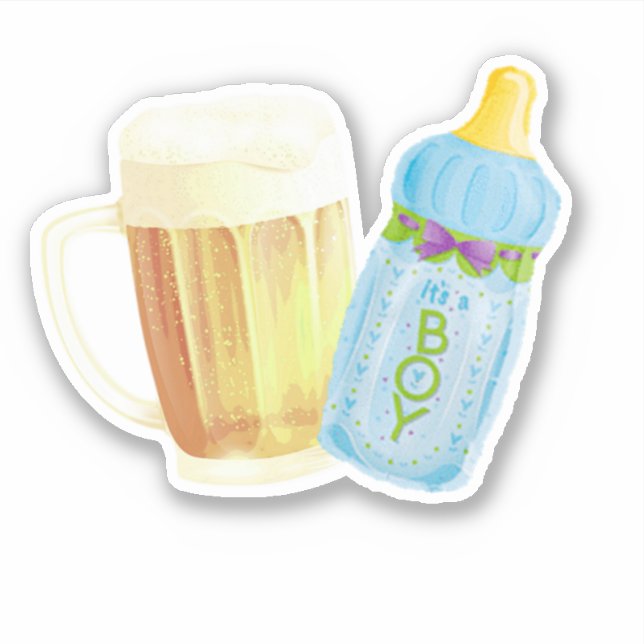 Baby BBQ and Beer | Summer Outdoor Shower Theme (Front)