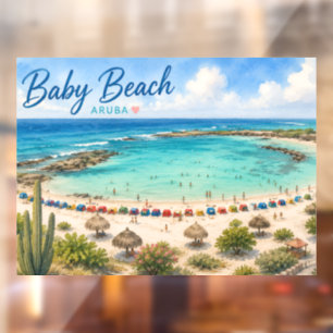 Baby Beach Aruba Caribbean Travel souvenir