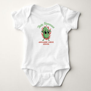 Baby Bean Awesome Since 2023 New born Baby Gift Bodysuit