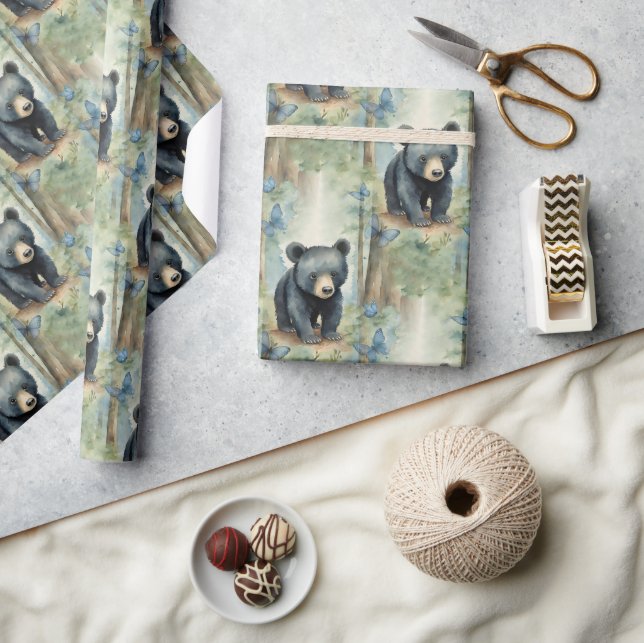 Baby Bear Boy Wrapping Paper (Crafts)