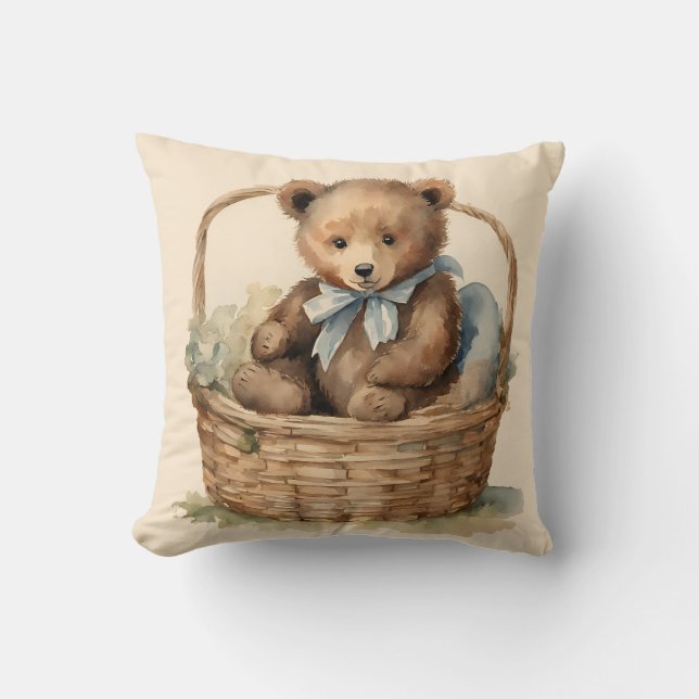 Baby Bear Boys Cushion (Front)