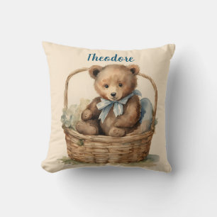 Baby Bear Boys Personalised Cushion