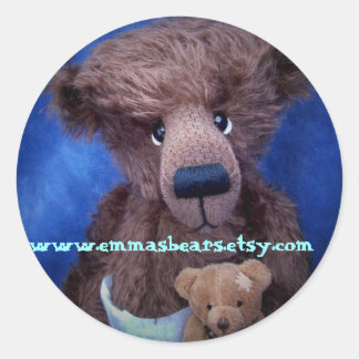 Baby Bear Classic Round Sticker