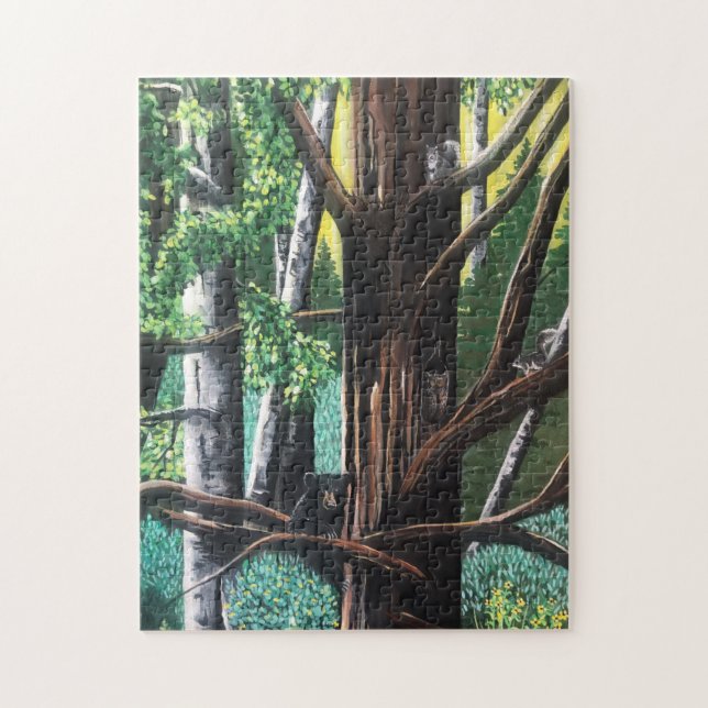 Baby Bear Climbing Puzzle (Vertical)