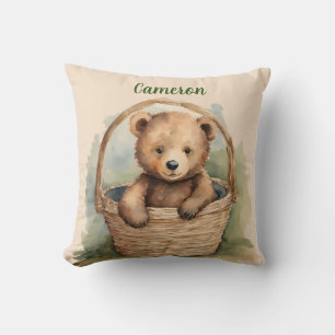 Baby Bear Gender Neutral Personalised Cushion