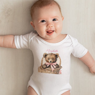 Baby Bear Girl Bodysuit